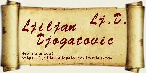 Ljiljan Đogatović vizit kartica